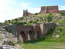 Ruins of Hammershus, a medieval fortress