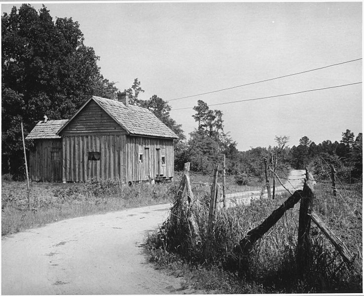 File:Harmony Community, Putnam County, Georgia. Here is a representative sample of the dwellings in which . . . - NARA - 521277.jpg