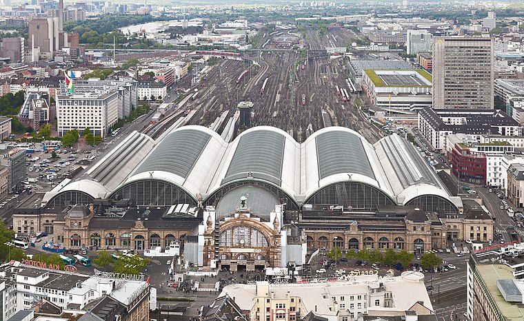 Gare centrale de Francfort