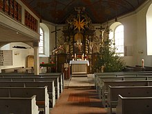 Kanzelaltar der Kirche St. Urbani (Holle-Heersum)