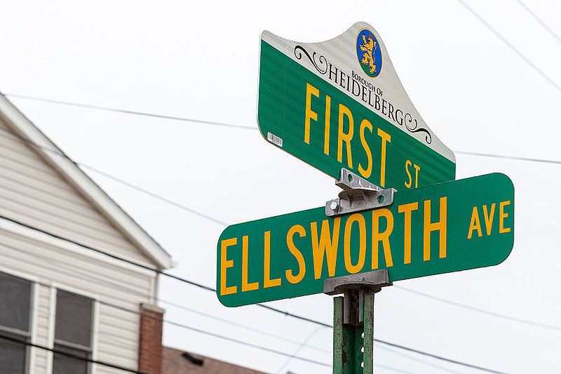 File:Heidelberg, Pennsylvania Madison Ave 1st and Ellsworth.jpg