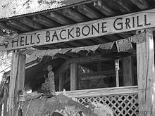 The Hell's Backbone Grill in Boulder, Utah.