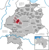 Location of the community of Helpsen in the district of Schaumburg