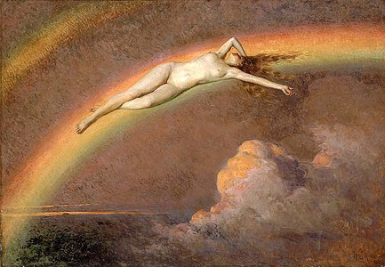 The spirit of the rainbow label QS:Len,"The spirit of the rainbow" 1912-19