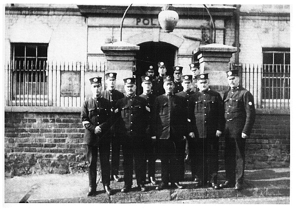 Historical image of Sedgley police station