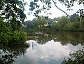 dto. 2004: Blick von der Herrendike über den Retsee auf die Siedlung Wördetalstraße.