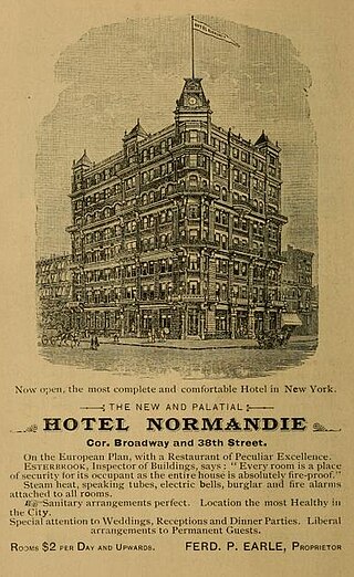 <span class="mw-page-title-main">Hotel Normandie (New York City)</span> Luxury hotel (1884–1926)