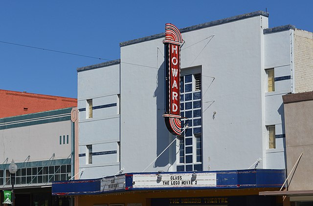 Howard Theatre, owned by Georgetown attorney William Bryan Farney and his wife, Marsha Farney, the District 20 member of the Texas House of Representa