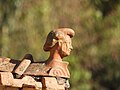 Human head-shaped eave finial, Curral das Freiras, Madeira - 2024-03-16 - DSCN2954