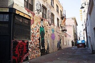 Looking south from Winston St Indian Alley.jpg