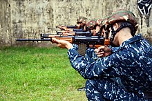 Indian Navy personnel issued with NWU Type-1 camo replacing previous "No. 10" uniform Indian Navy-03.jpg