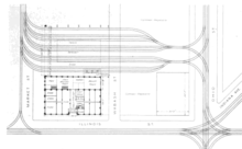 Diagram of the Indianapolis Traction Terminal complex Indianapolis Traction Terminal diagram.png