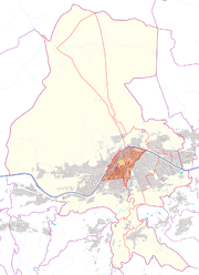 Austria map, position of Innsbruck highlighted