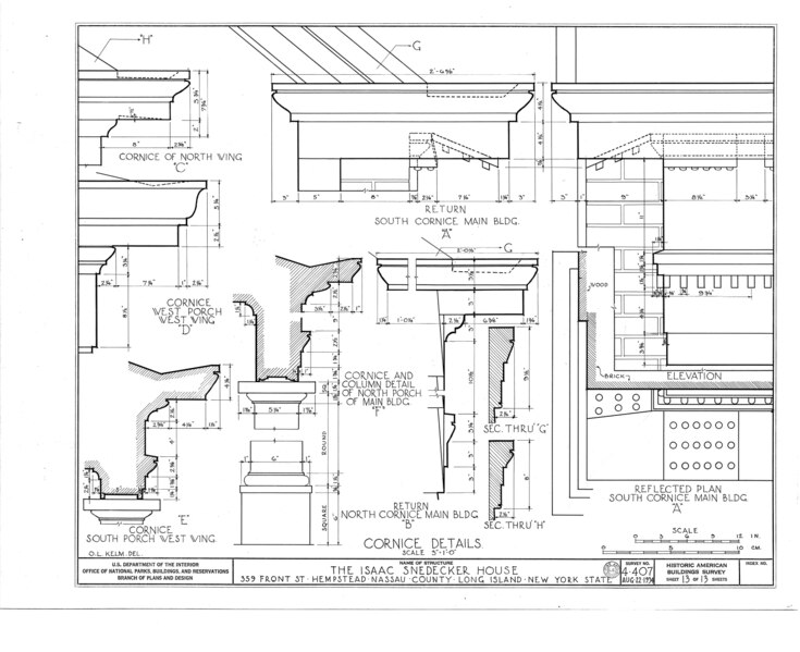 File:Isaac Snedecker House, 359 Front Street, Hempstead, Nassau County, NY HABS NY,30-HEMP,4- (sheet 13 of 13).tif