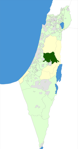 Israel Map - Mateh Binyamin Regional Council.svg