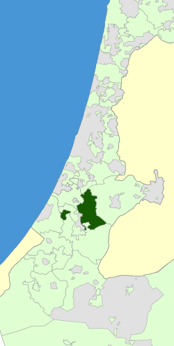 Israel Map - Yoav Regional Council Zoomin.svg