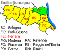 Lage der Provinz in der Region