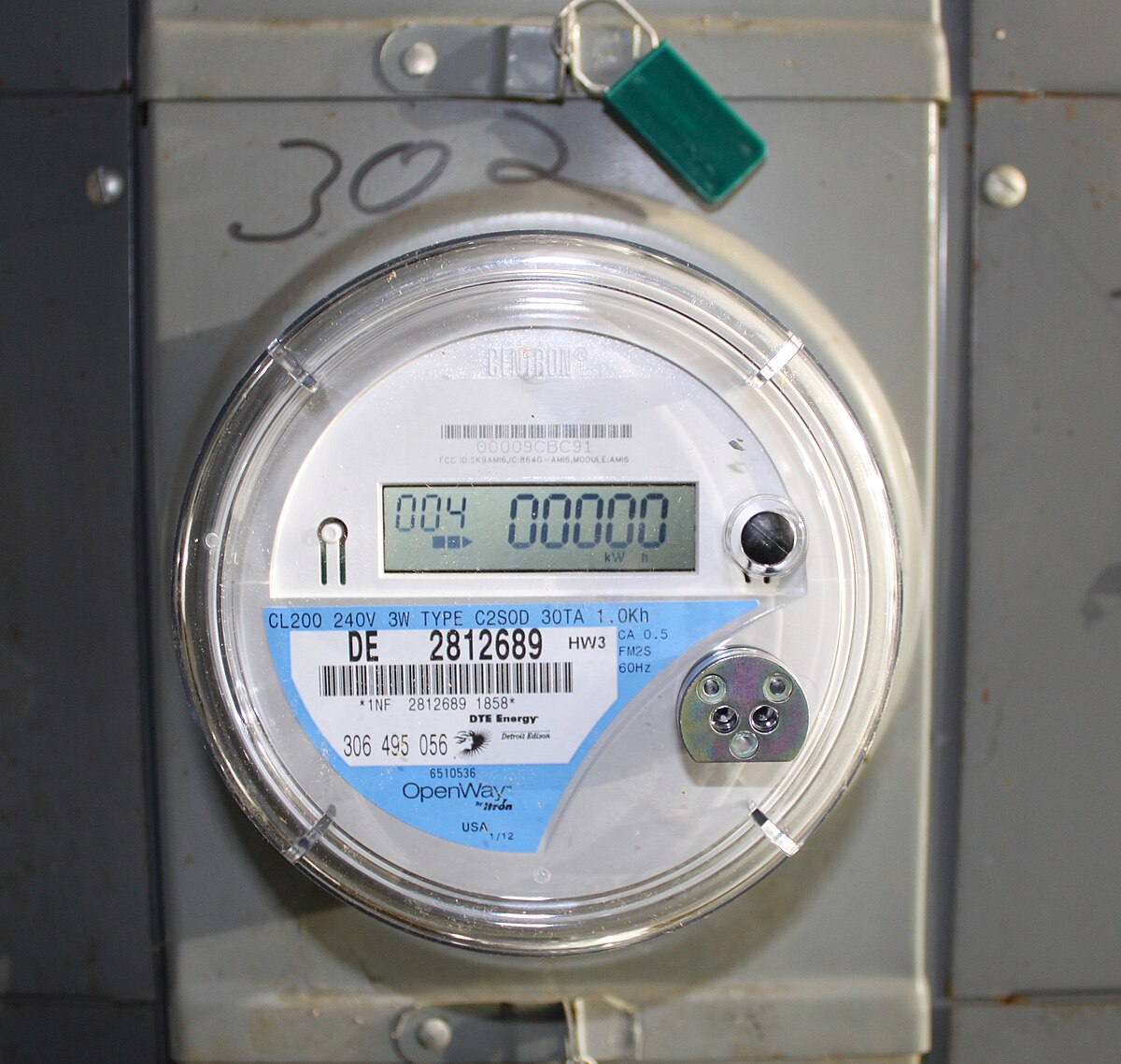 halen Archeologisch excelleren File:Itron OpenWay Electricity Meter with Two-Way Communications.JPG -  Wikipedia