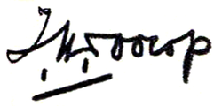 Jan Toorops signatur