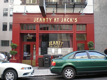 Jeanty at Jack's front