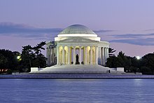 The plot of Fallout 3 revolves around a water purifier at the Jefferson Memorial Jefferson Memorial At Dusk 1.jpg