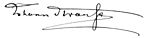 Johann Strauss mladší, podpis (z wikidata)
