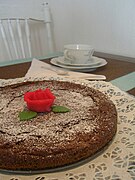 Bolo de chocolate kladdkaka