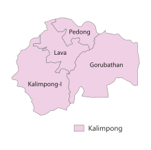 Kalimpong Subdivision Map (en).svg