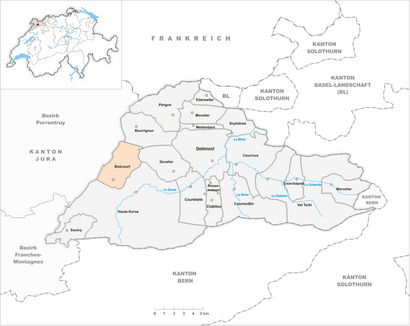 So kommt man zu Boécourt mit den Öffentlichen - Mehr zum Ort Hier