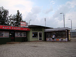 Polski: Kolbuszowa - dworzec PKS English: Kolbuszowa - Bus station