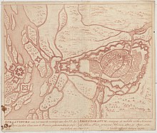 Stadt und Festung Straßburg 1700