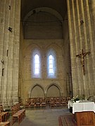 Bras nord du transept.