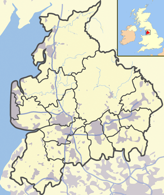 Location map United Kingdom Lancashire