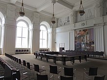 The former Landsting chamber in Christiansborg Palace in 2018. Landstingssalen 2018a.jpg