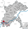 Yhteisön sijainti Lauterach Alb-Donau -alueella