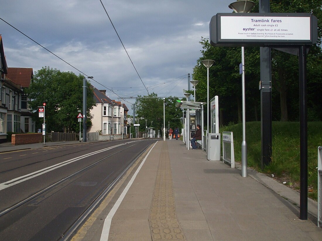 Lebanon Road tram stop