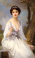 The Pink Rose by Charles-Amable Lenoir