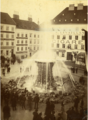 Einweihung der Grande Fontaine in La Chaux-de-Fonds 1887