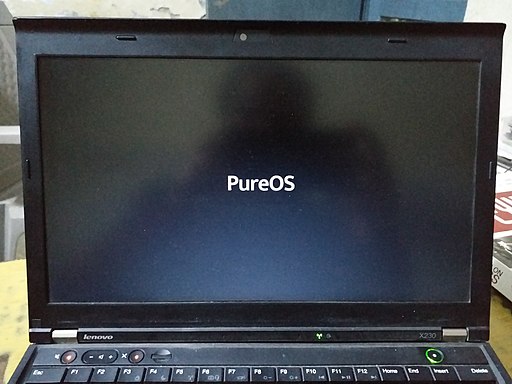Liberated Computer running PureOS 3