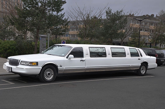 White limousine