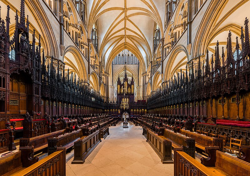 File:Lincoln Cathedral Choir, Lincolnshire, UK - Diliff.jpg