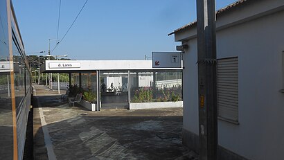 Como chegar a Estação Ferroviária De Bifurcação De Lares através de transportes públicos - Acerca do local