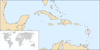 Location of Dominica