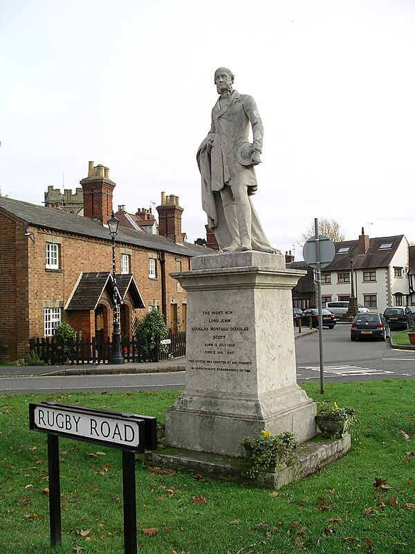 Statue of Lord John Douglas-Montagu-Scott by Joseph Durham