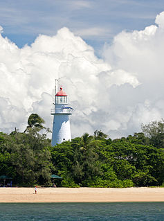 Low Isles Light lighthouse in Queensland, Australia