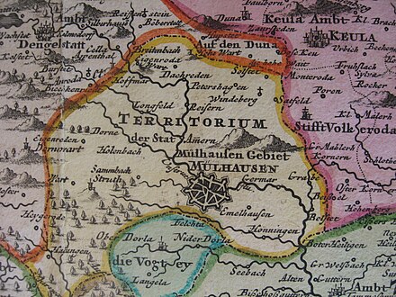 Territory of the free imperial city of Mühlhausen