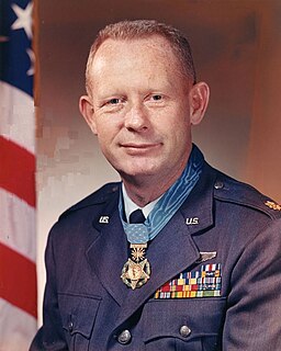 Bernard F. Fisher US Air Force officer and Medal of Honor recipient