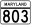 MD Route 803.svg