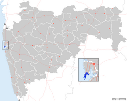 Quartier de la ville de Mumbai - Carte