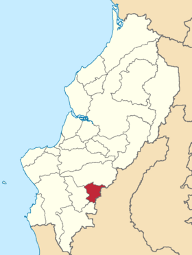 Locatie van het kanton Olmedo